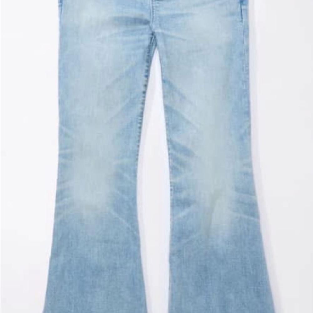 American Eagle Outfitters Women's Light Blue Jeans - Picture 5 of 7